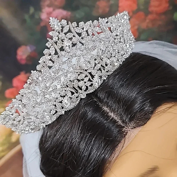 She's My Everything is a Unique 7pc. One-Of-A-Kind Tiara Ensemble - Picture 7 of 17